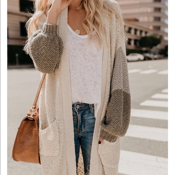 VALERIE COTTON POCKETED DUSTER CARDIGAN - Picture 4 of 4